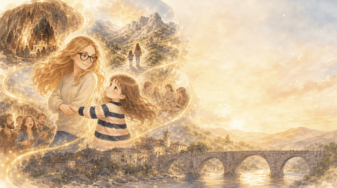 Illustration de la scène 9: Juliette visite Covadonga