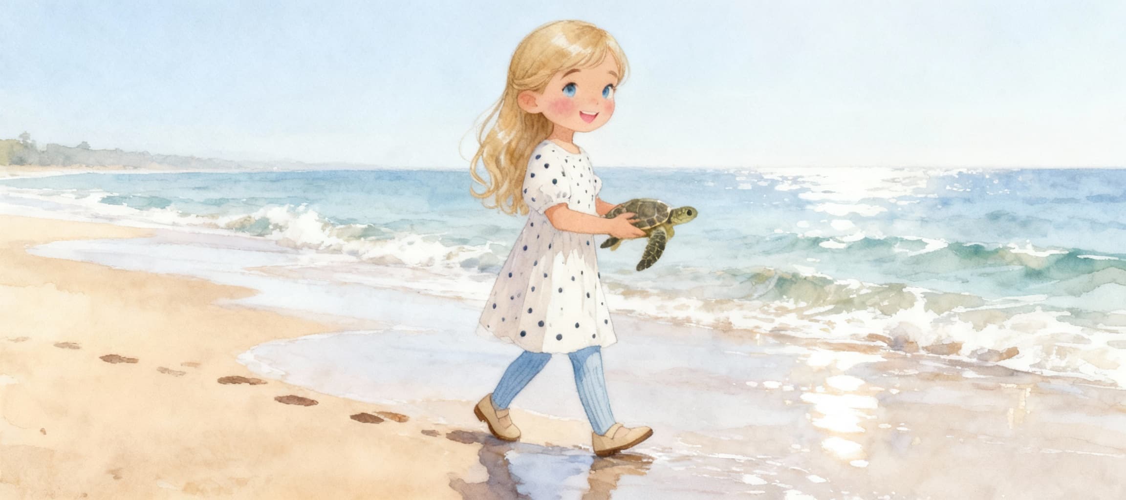 Ilustración de la escena 13: Sofía, la Cuidadora de Tortugas