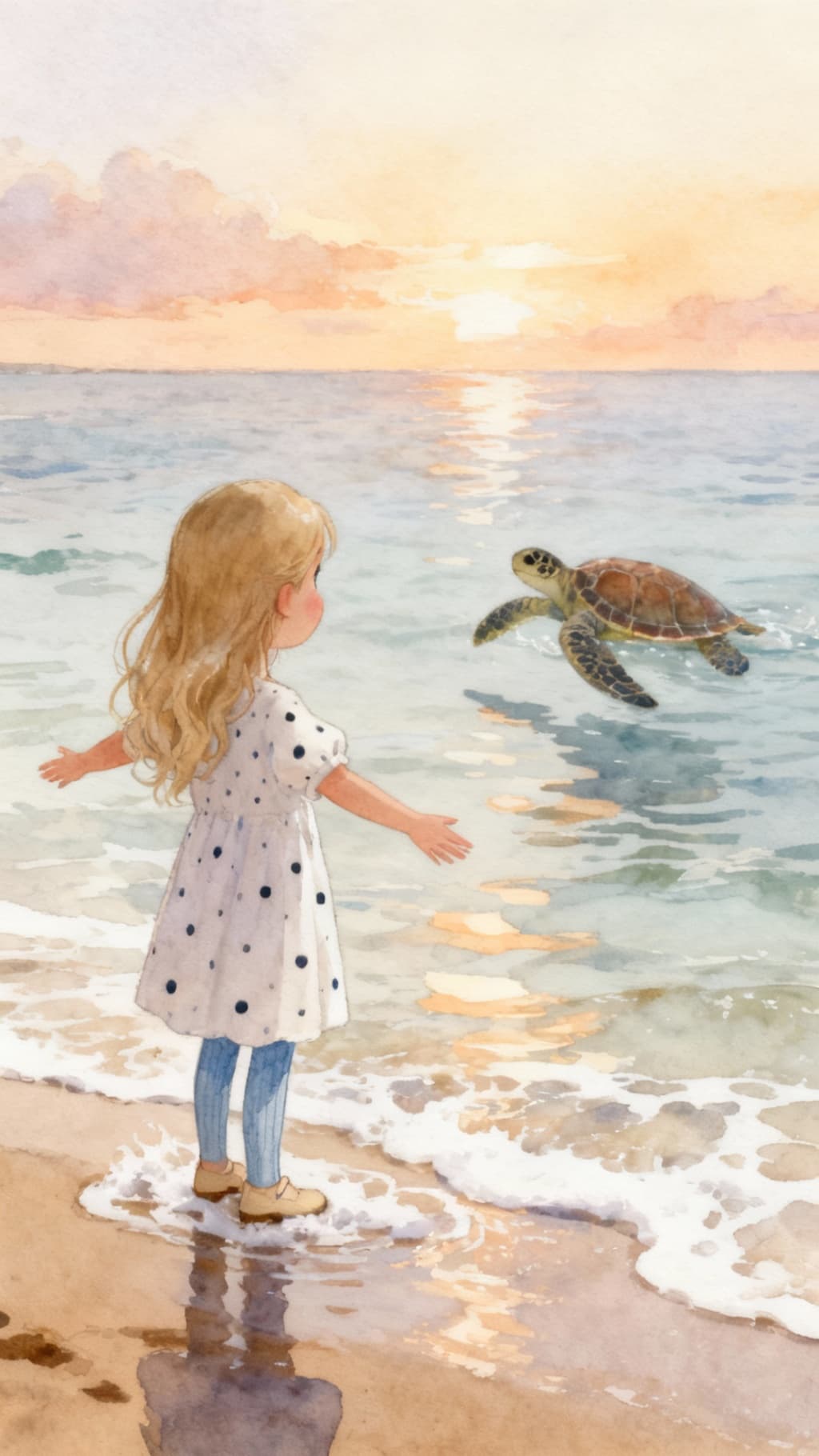 Ilustración de la escena 15: Sofía, la Cuidadora de Tortugas