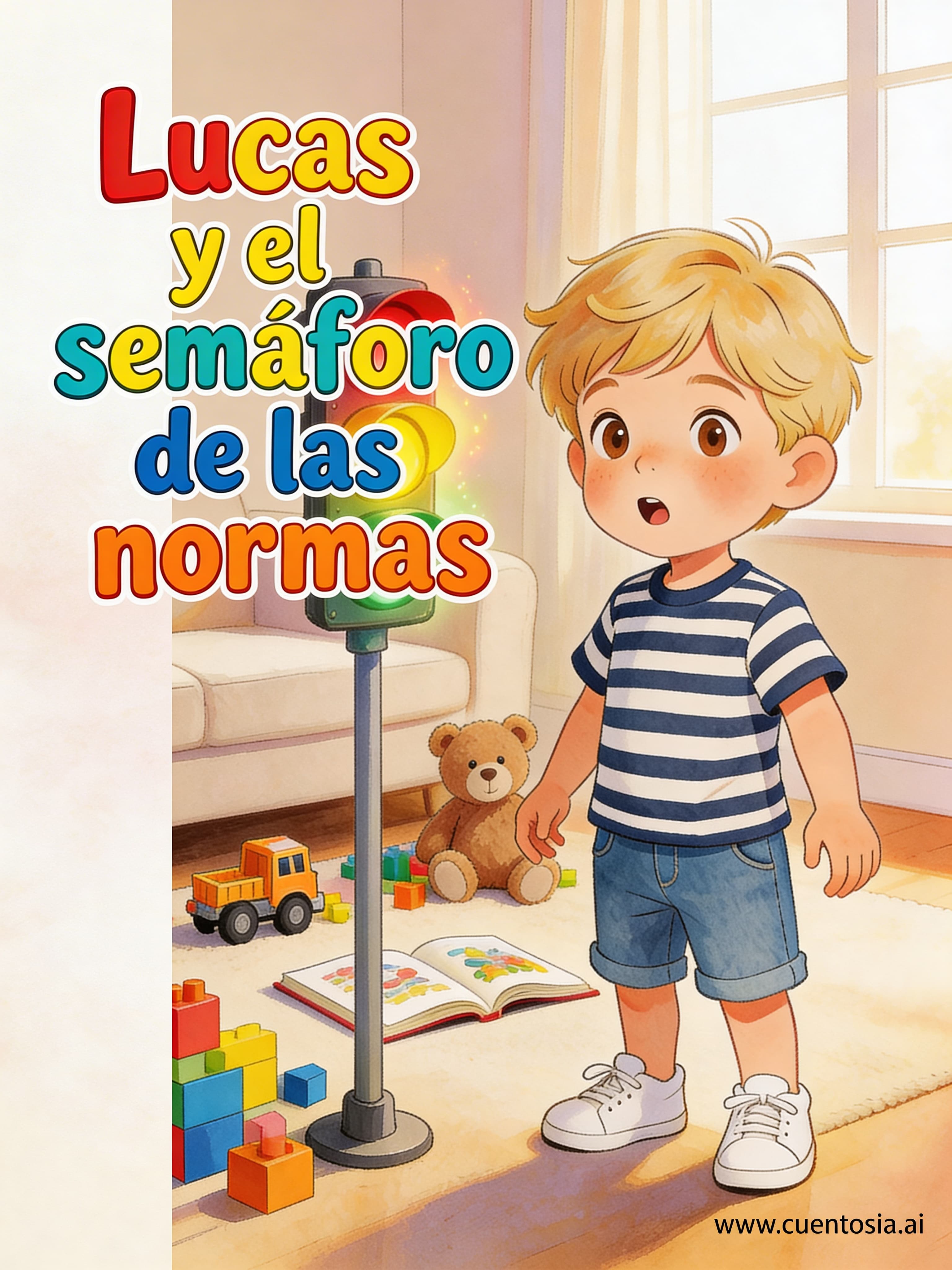 Portada: Lucas y el semáforo de las normas