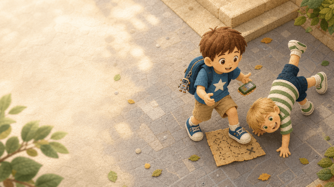 Ilustración de la escena 3: La vuelta al cole tras las vacaciones