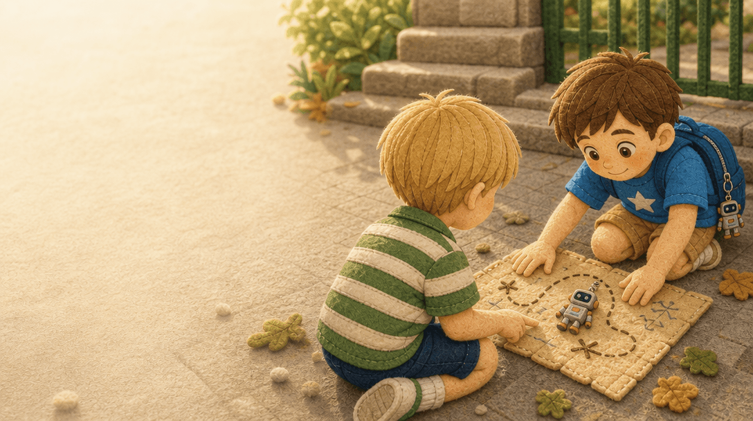 Ilustración de la escena 5: La vuelta al cole tras las vacaciones
