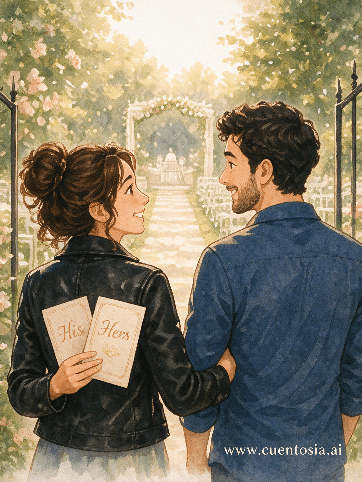 Back cover: The Two True Stories of Elena and Amir