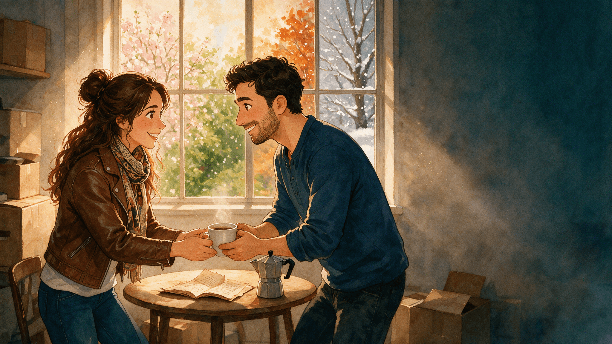 Scene illustration 10: The Two True Stories of Elena and Amir