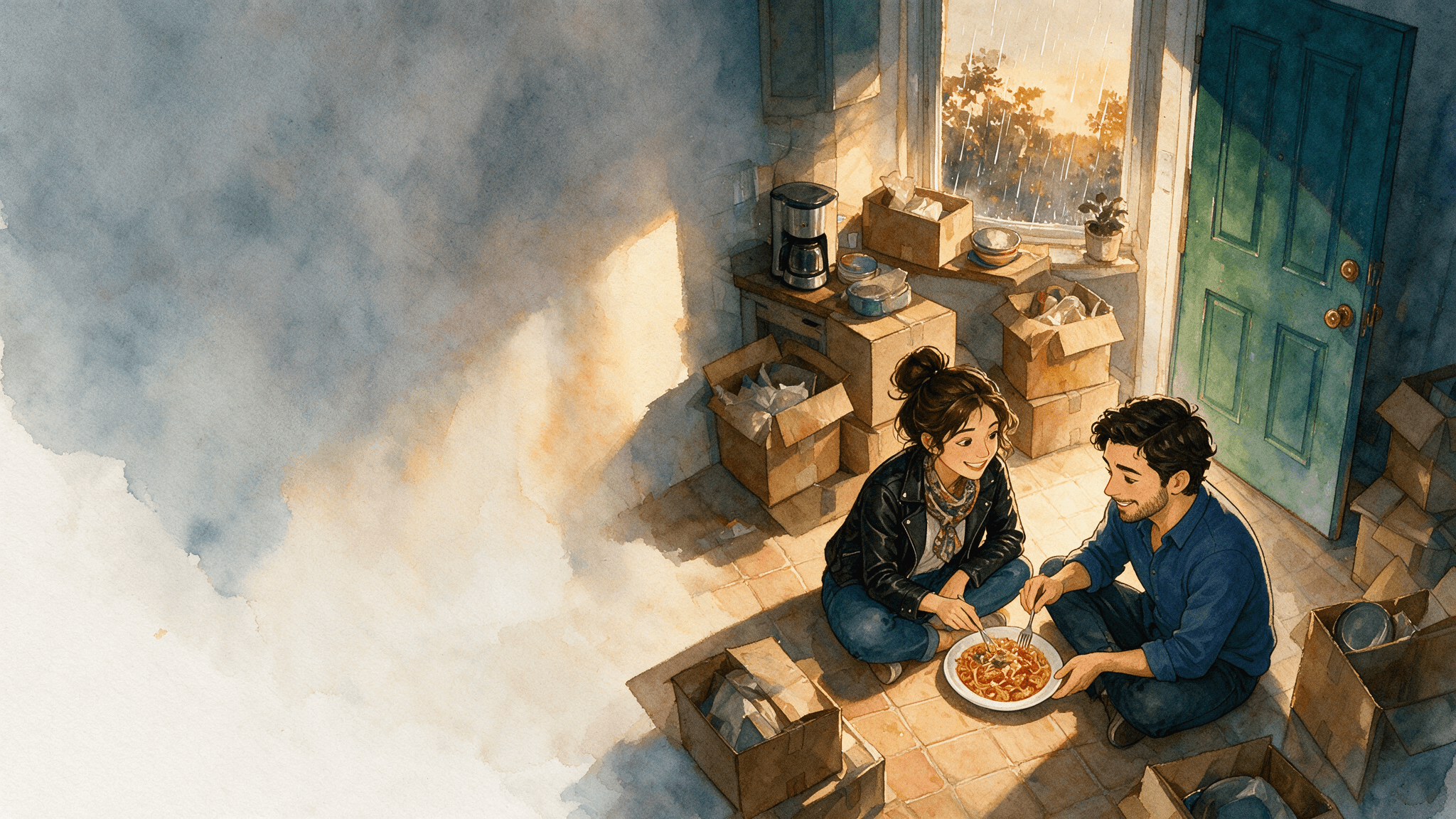 Scene illustration 5: The Two True Stories of Elena and Amir