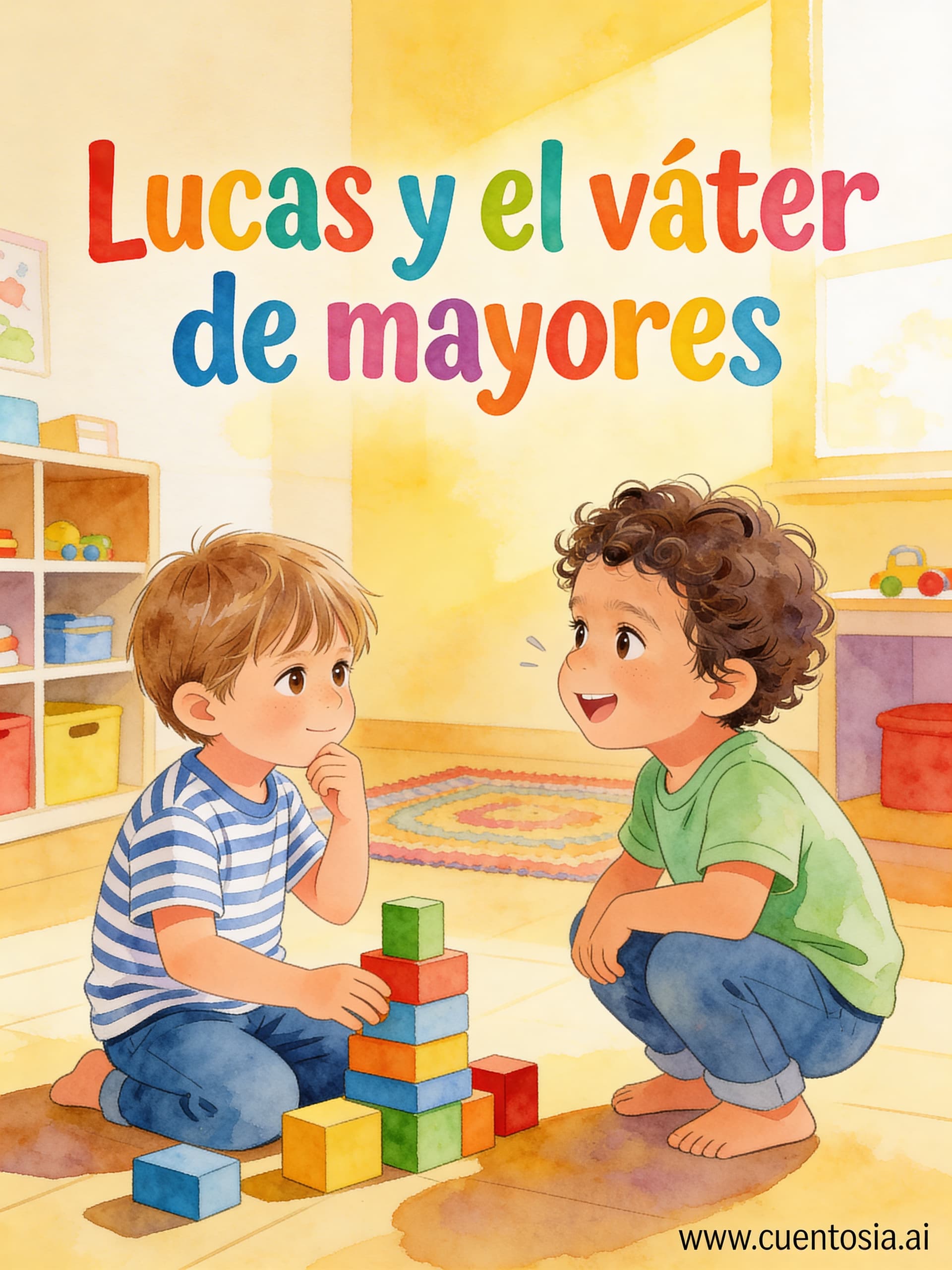 Portada: Lucas y el váter de mayores