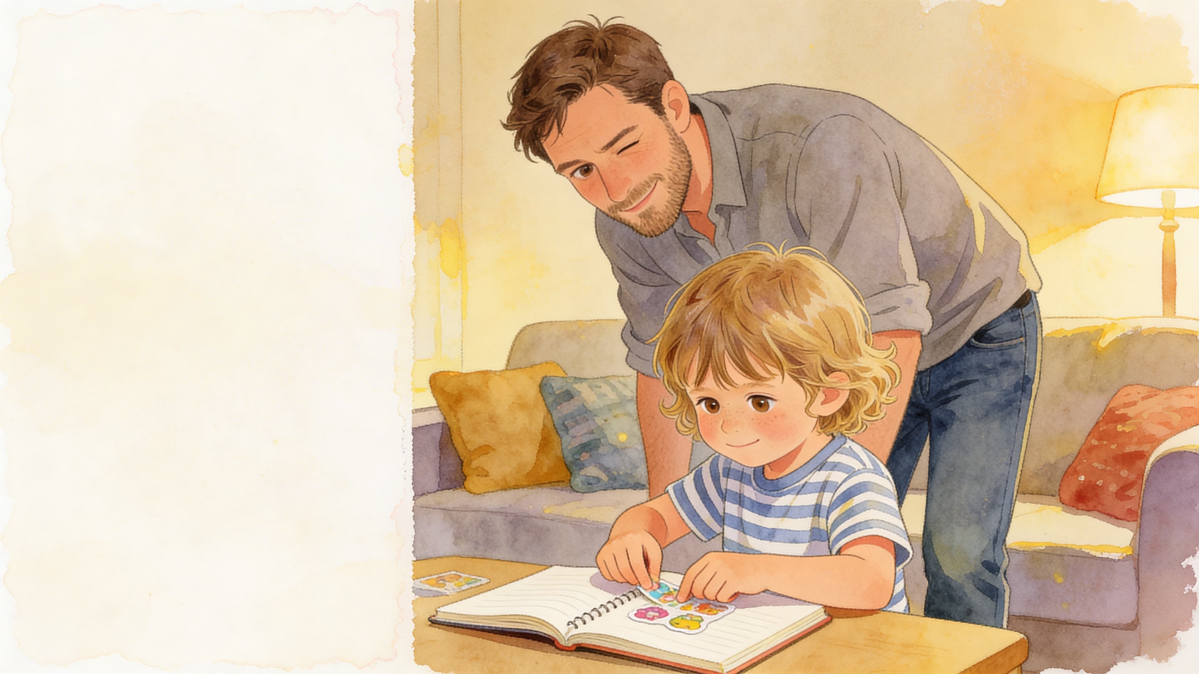 Ilustración de la escena 7: Lucas y el váter de mayores