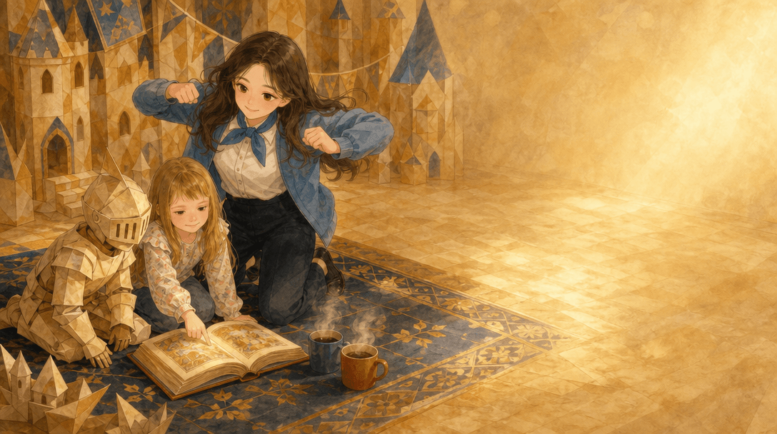 Illustration de la scène 3: Le défi de Lucie