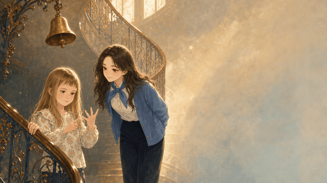 Illustration de la scène 5: Le défi de Lucie