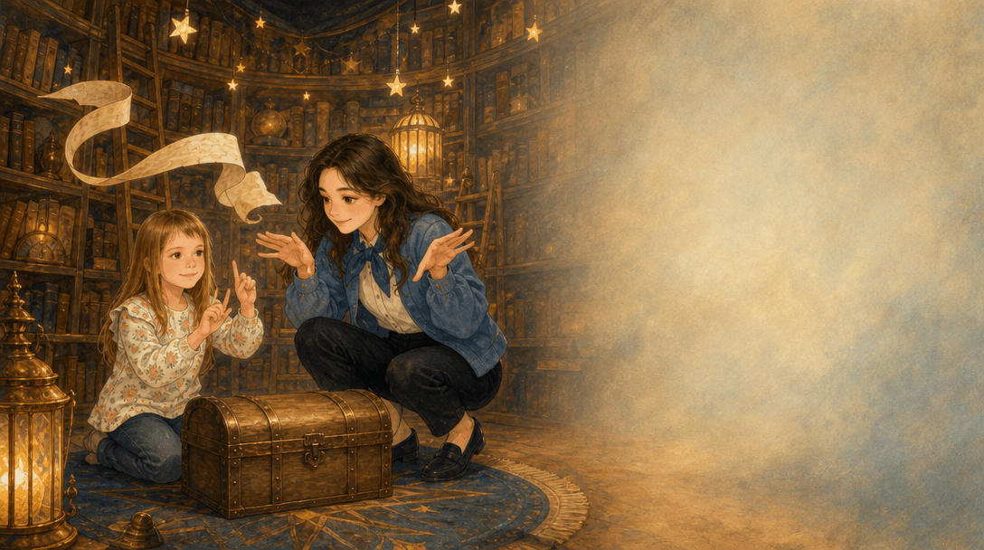 Illustration de la scène 7: Le défi de Lucie