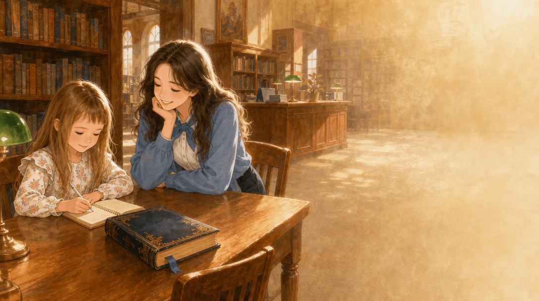 Illustration de la scène 9: Le défi de Lucie