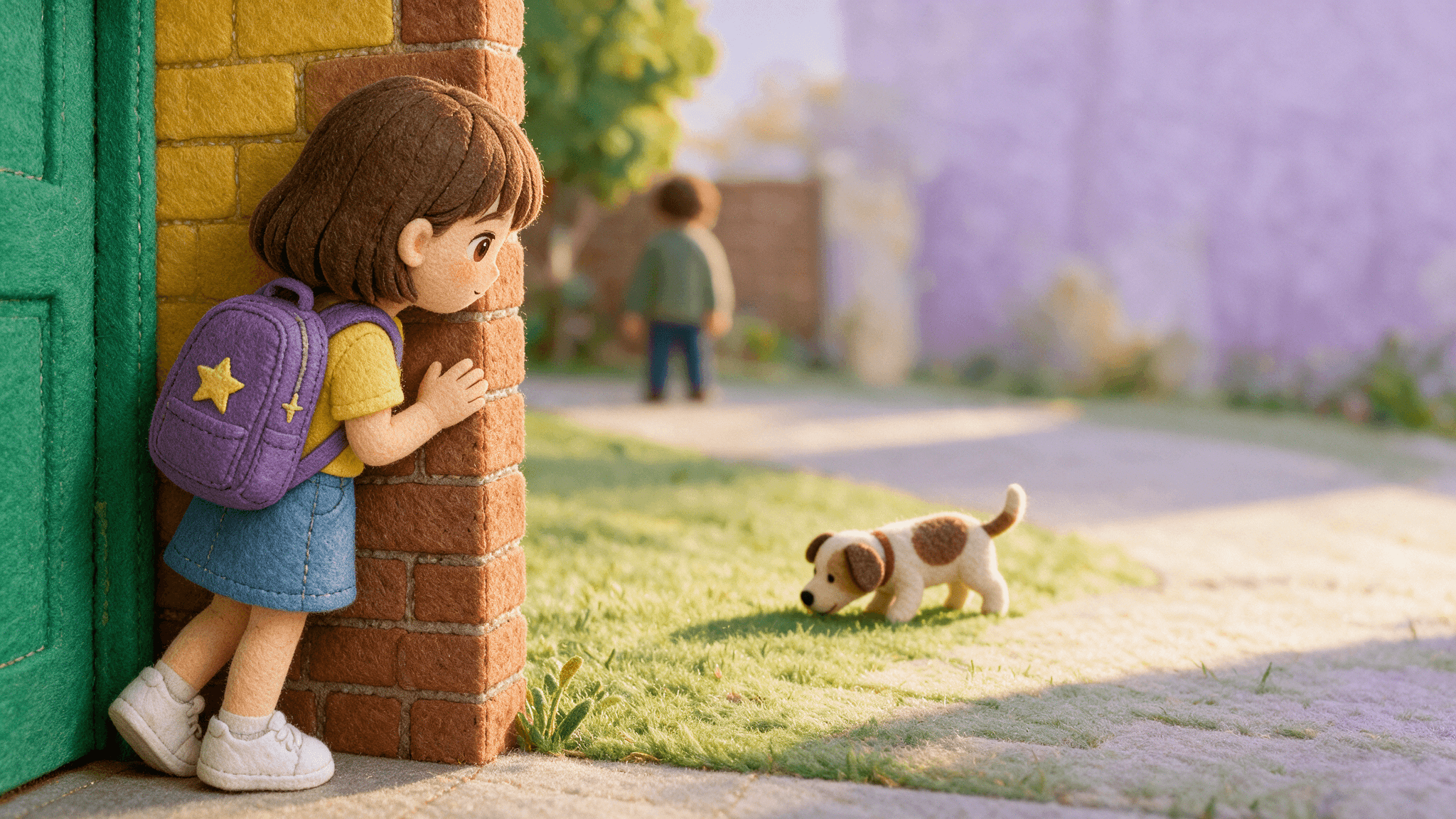 Ilustración de la escena 2: Martina y los pasos pequeños