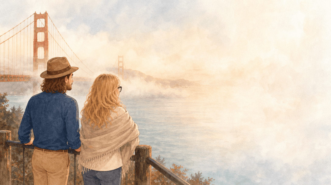 Illustration de la scène 4: Rencontre à San Francisco
