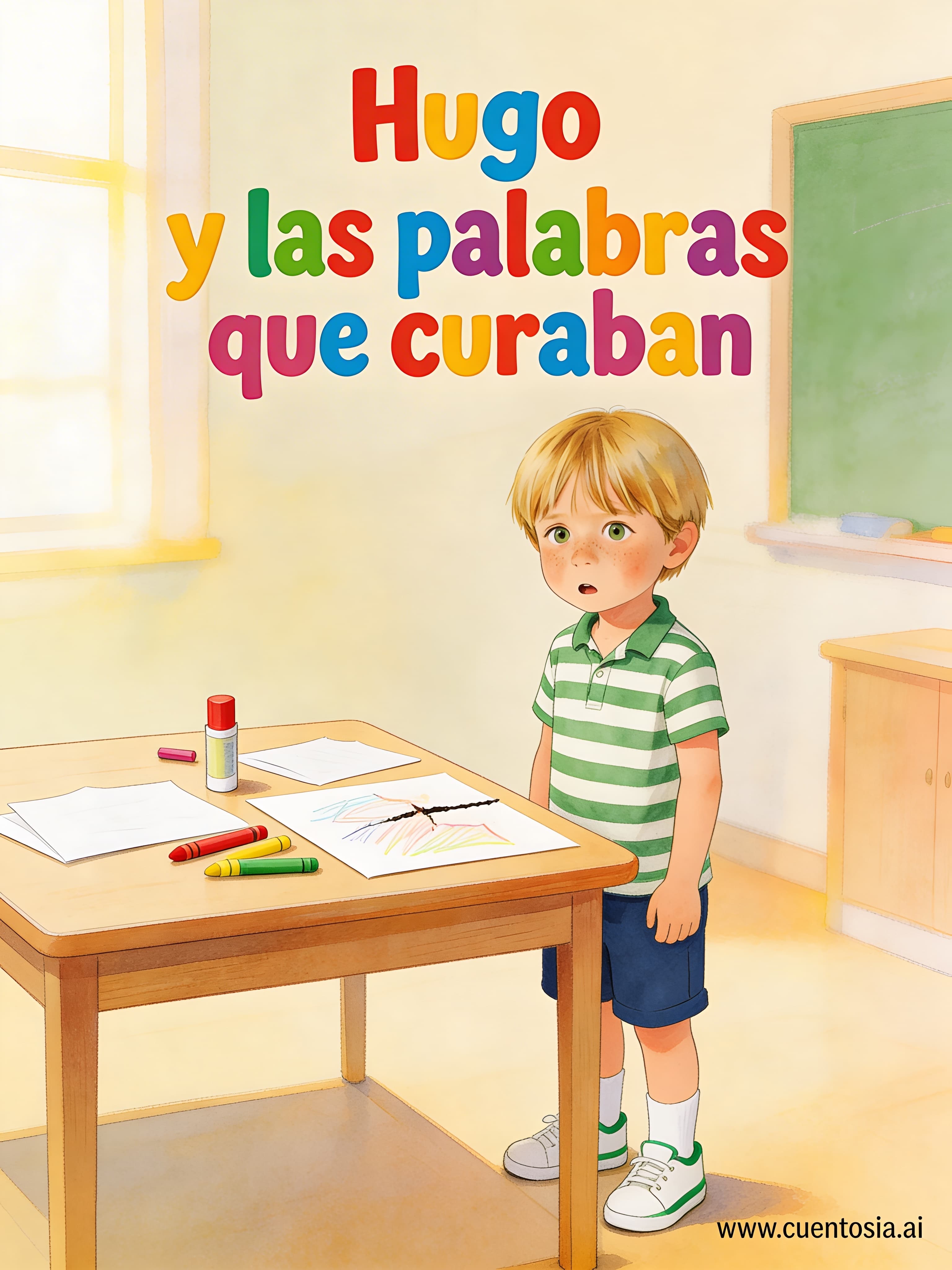 Portada: Hugo y las palabras que curaban