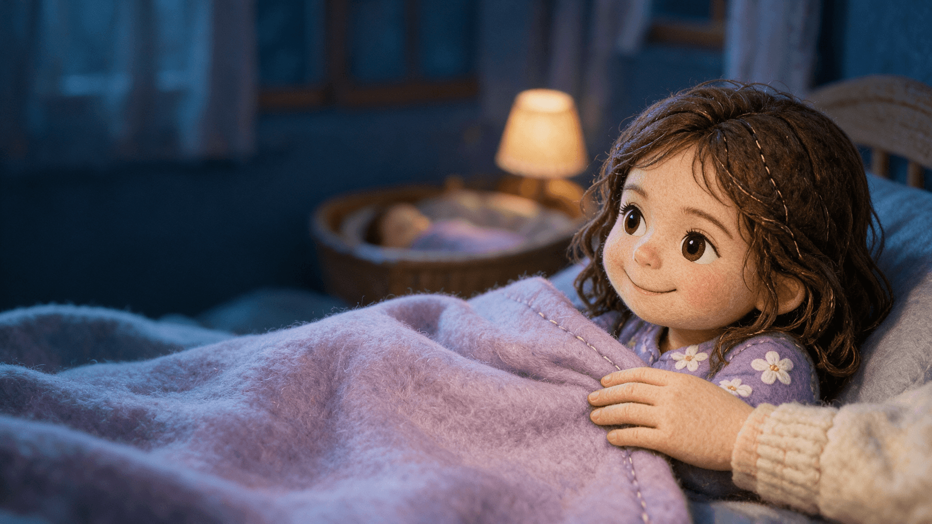 Ilustración de la escena 3: Emma y el bebé que ocupaba todo