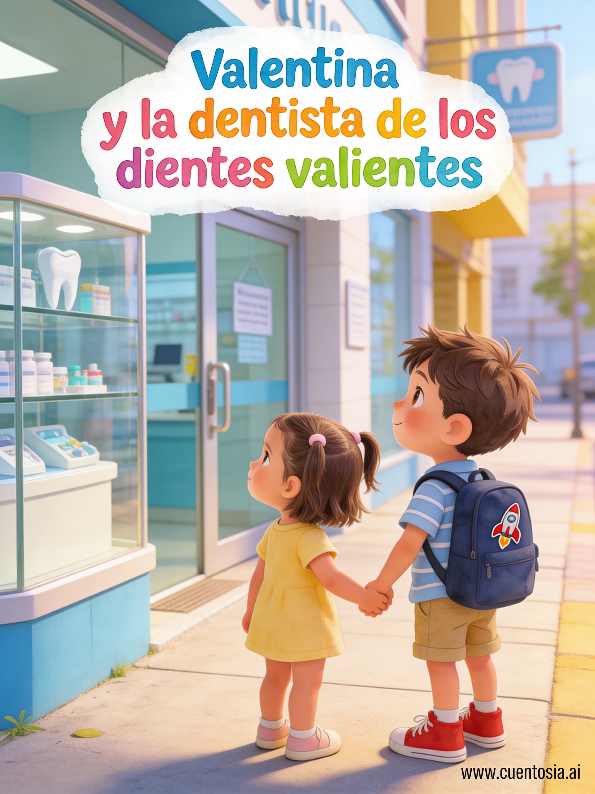 Portada: Valentina y la dentista de los dientes valientes