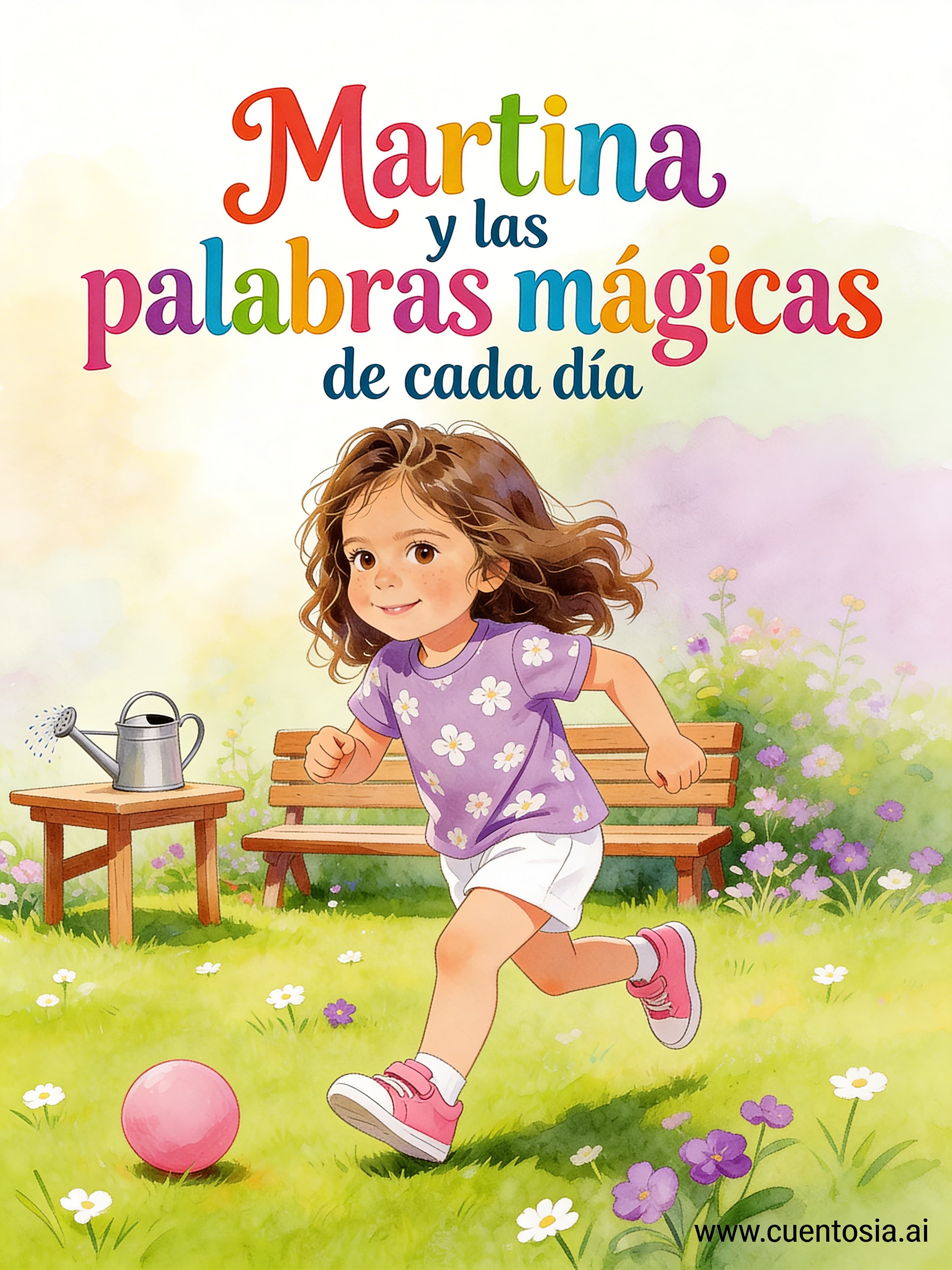 Portada: Martina y las palabras mágicas de cada día