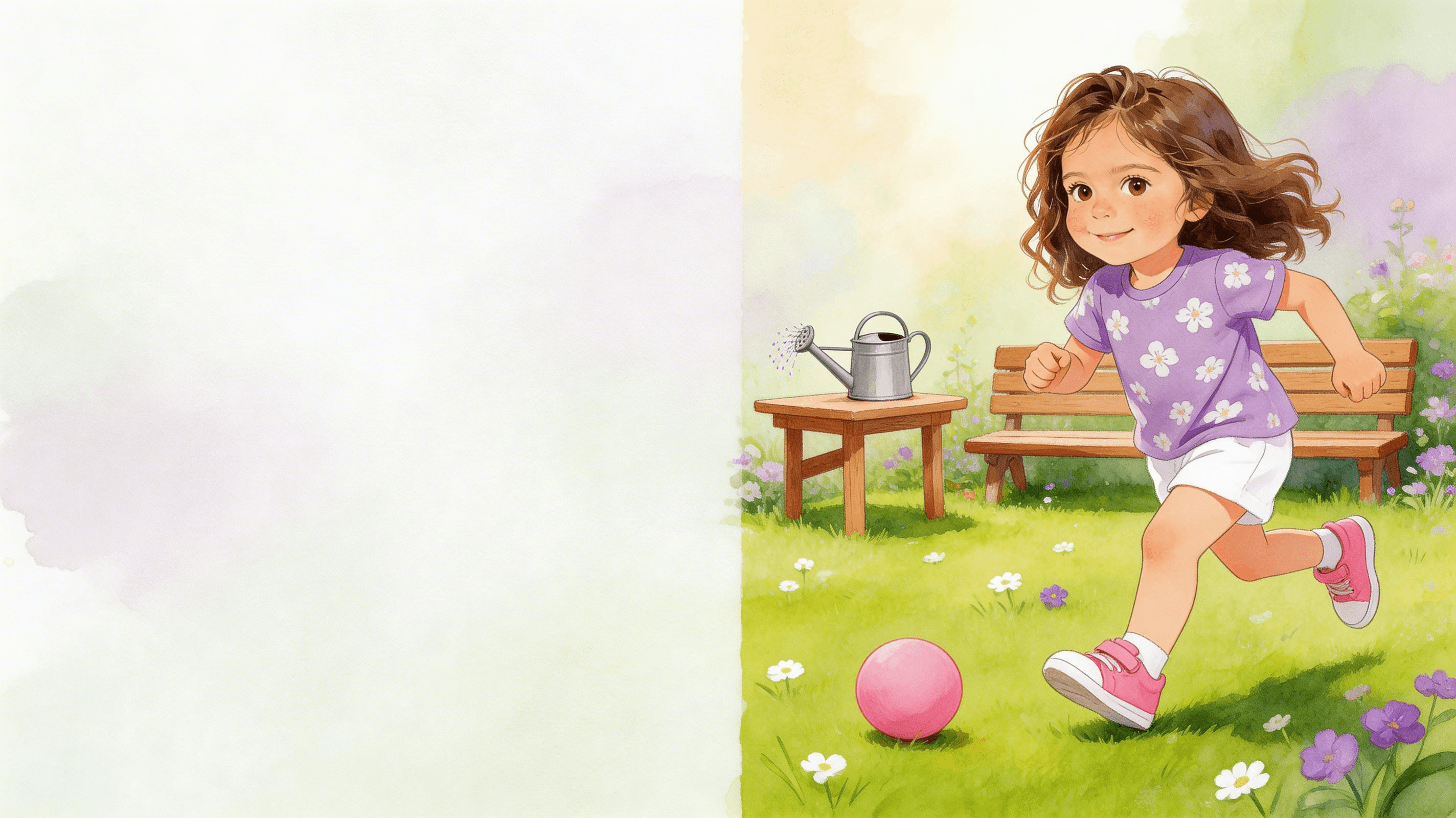 Ilustración de la escena 1: Martina y las palabras mágicas de cada día