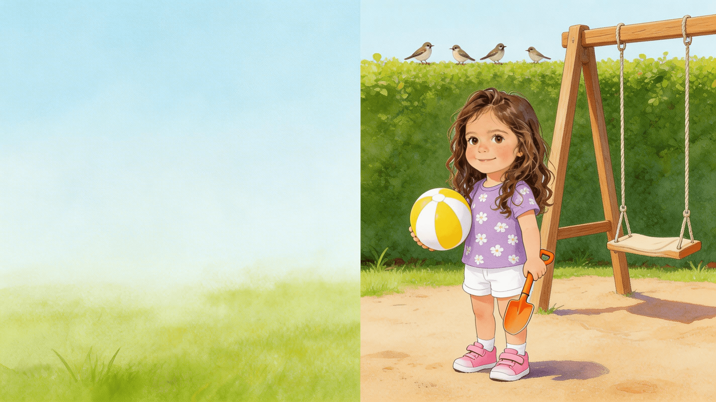 Ilustración de la escena 3: Martina y las palabras mágicas de cada día