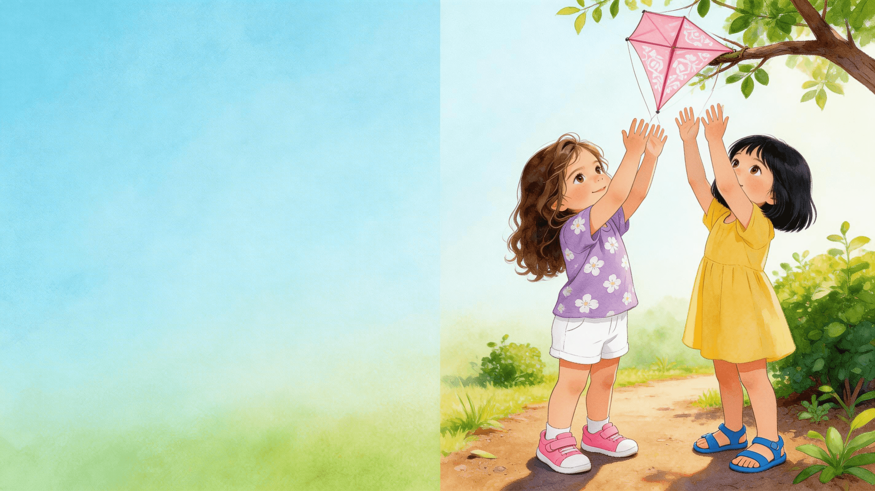 Ilustración de la escena 5: Martina y las palabras mágicas de cada día