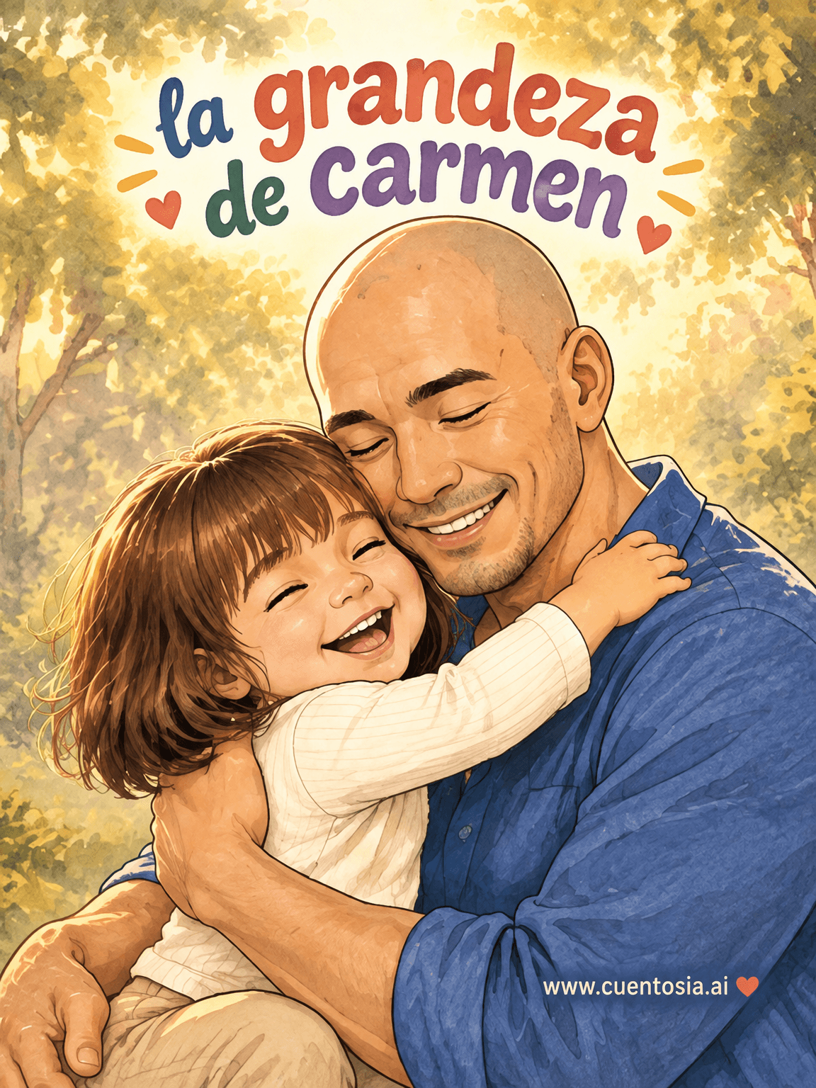Portada ilustrada del cuento «La grandeza de Carmen», De nuestros usuarios