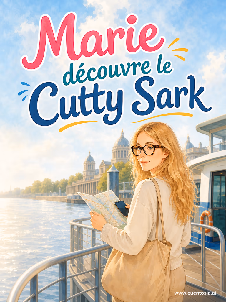 Marie découvre le Cutty Sark