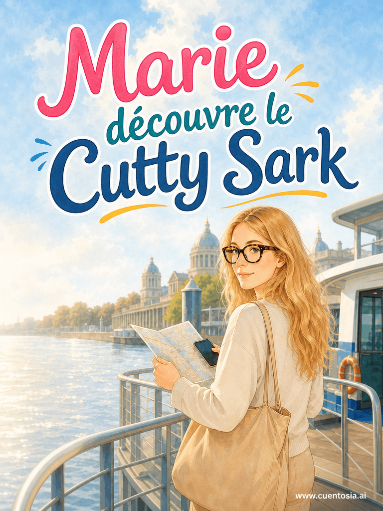 Marie découvre le Cutty Sark