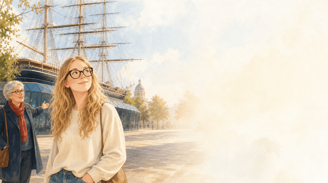 Illustration de la scène 3: Marie découvre le Cutty Sark