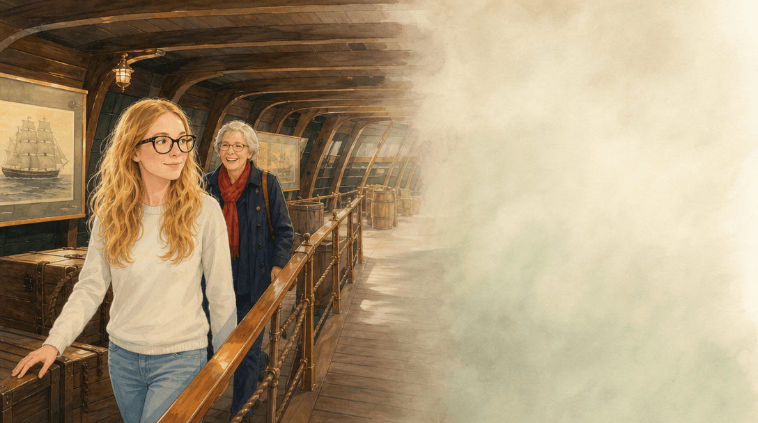 Illustration de la scène 7: Marie découvre le Cutty Sark