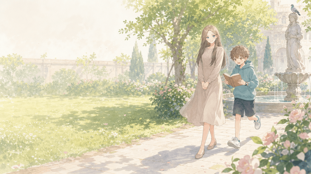 Ilustración de la escena 7: La princesa bromista y el príncipe encantador