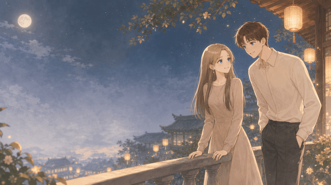 Ilustración de la escena 9: La princesa bromista y el príncipe encantador