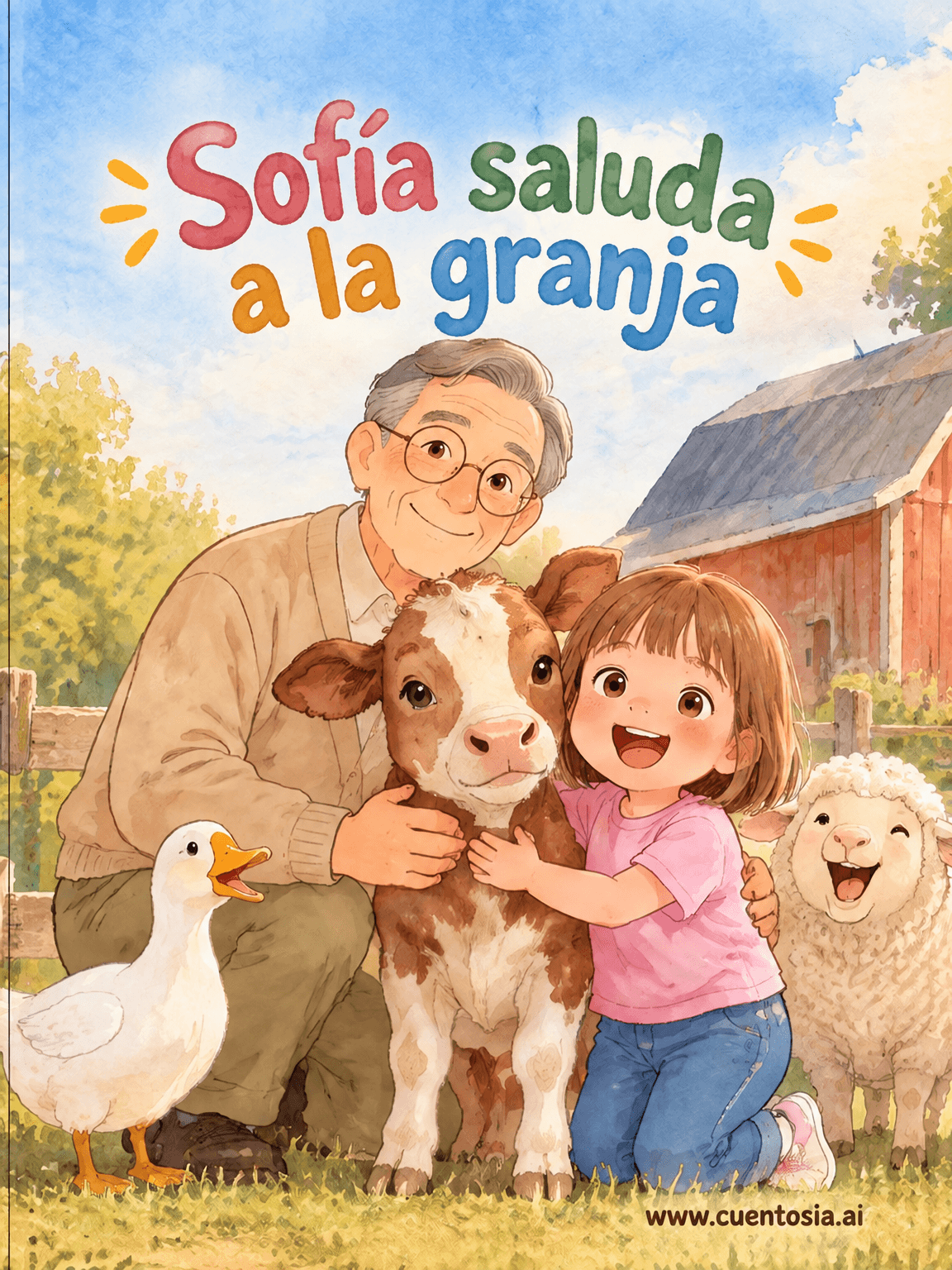 Portada: Sofía saluda a la granja