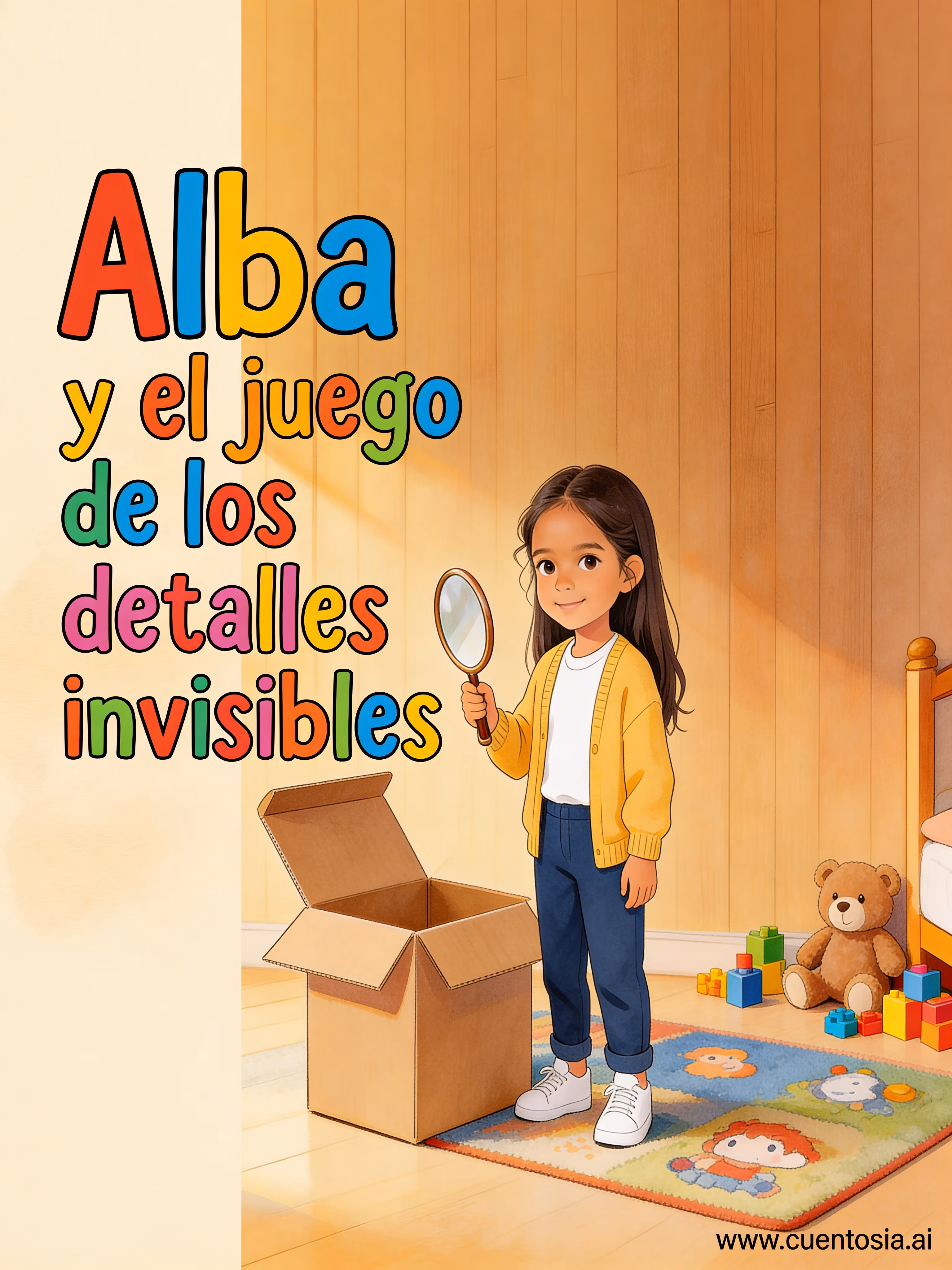 Cuento para mejorar la atención y memoria visual: Alba y el juego de los detalles invisibles