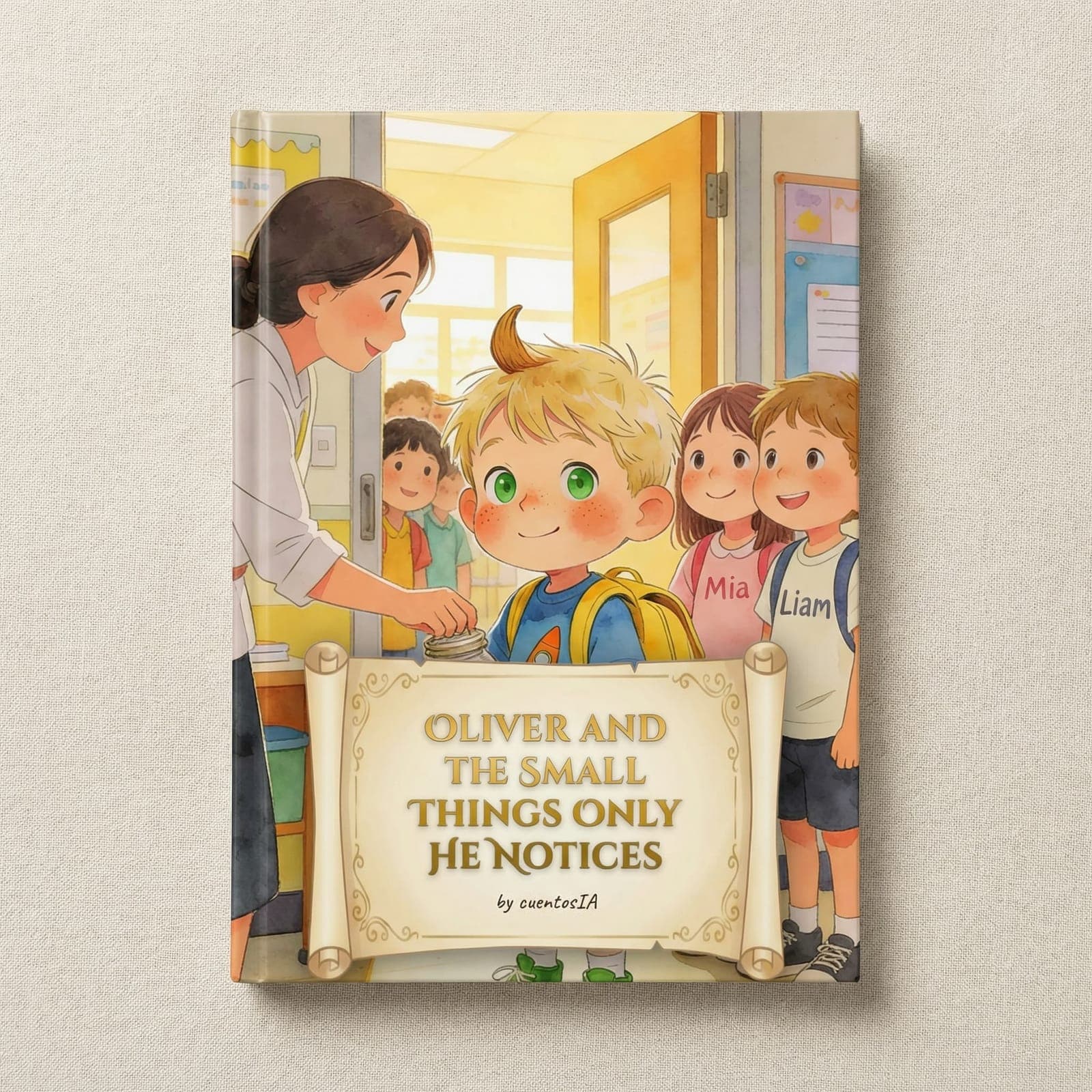 Printed personalized storybook