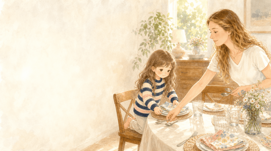 Illustration de la scène 4: Juliette prépare des crêpes