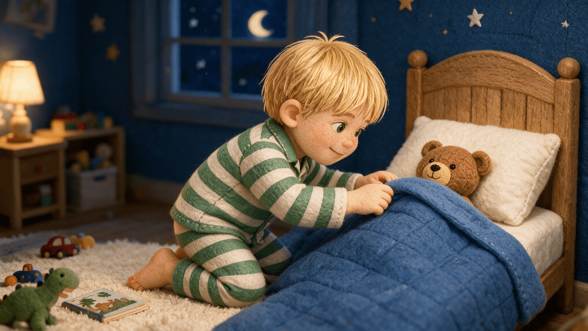 Scene illustration 2: When the Toys Say Goodnight