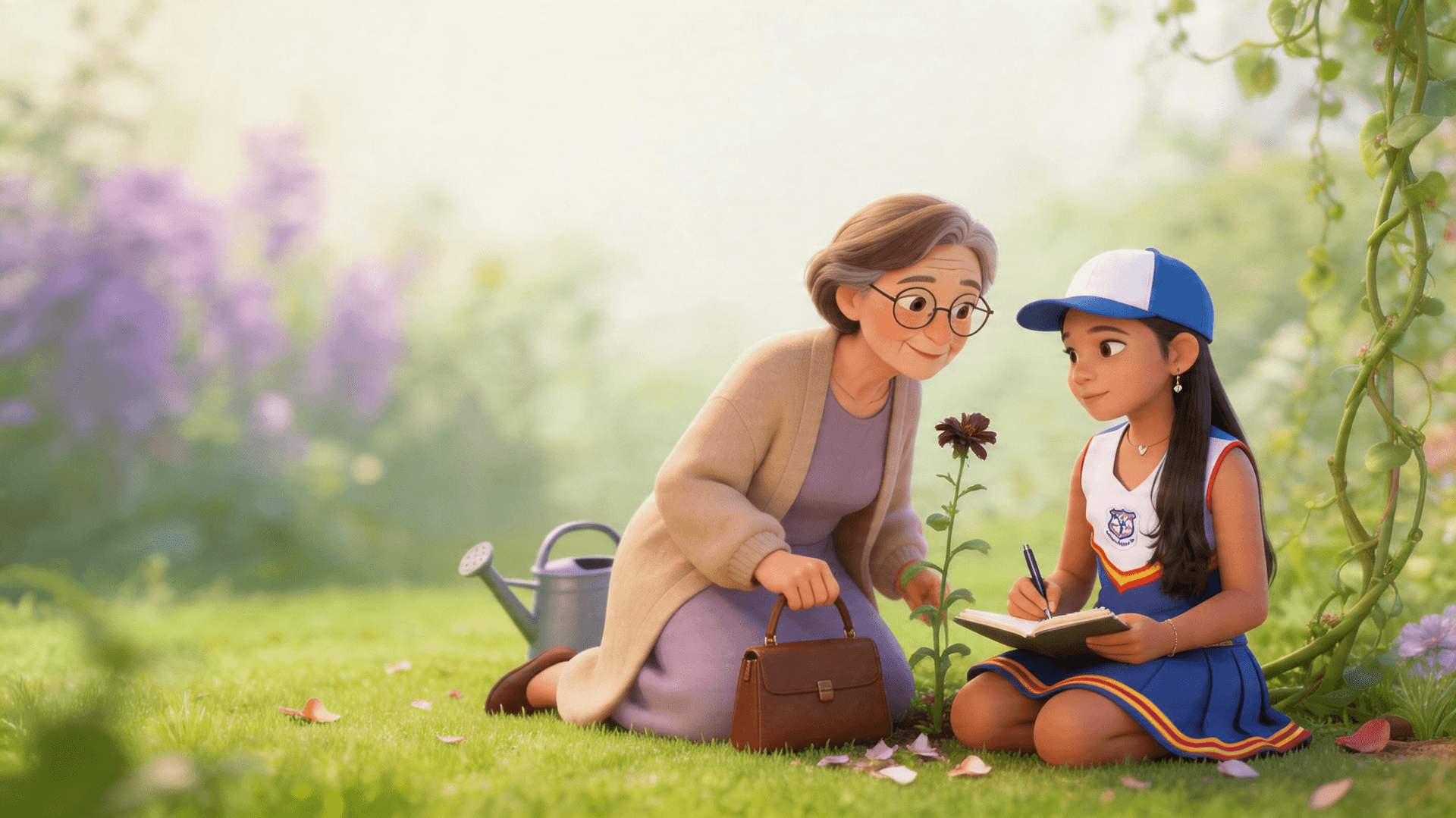 Ilustración de la escena 4: Aventuras de María José