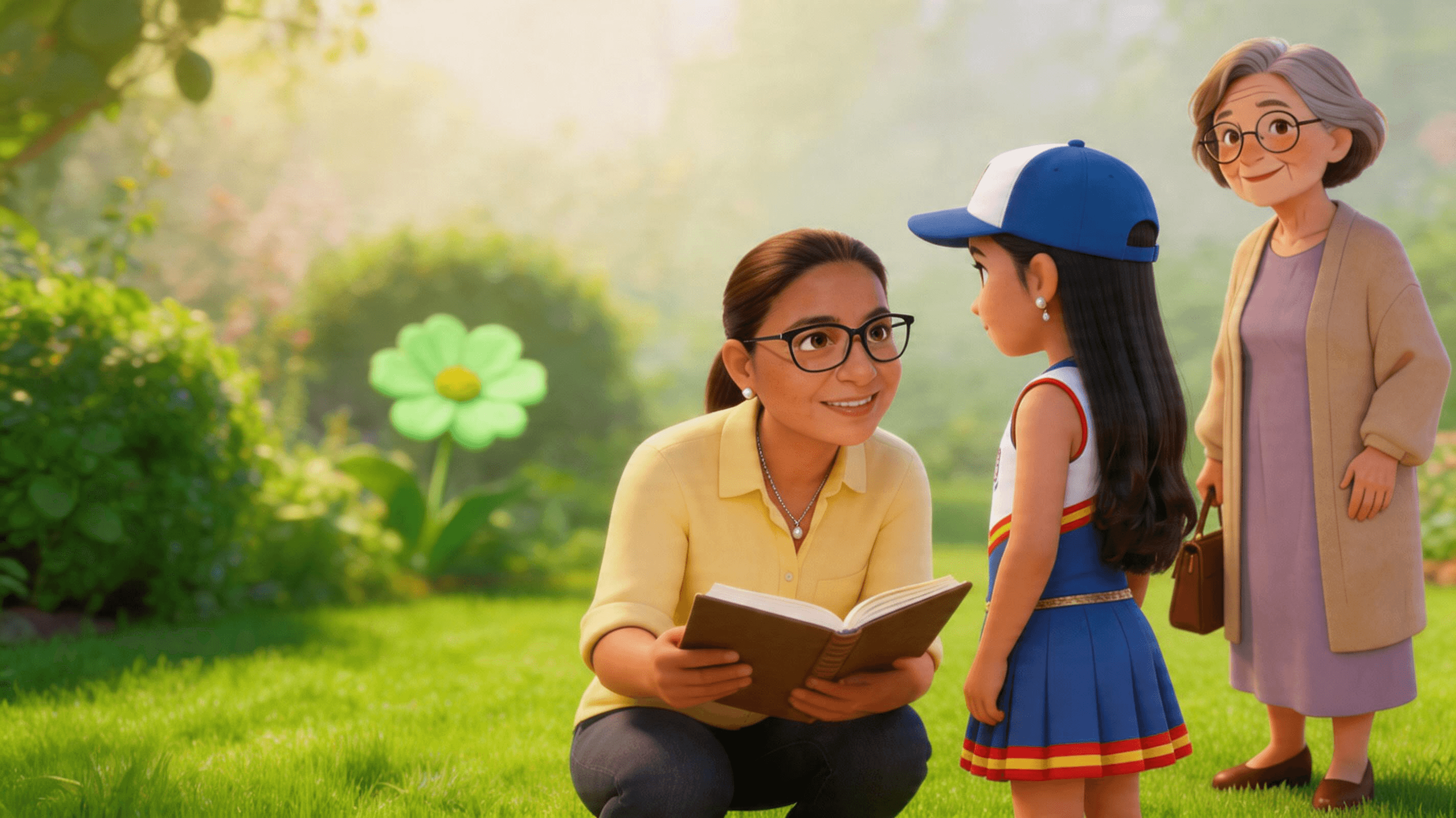 Ilustración de la escena 6: Aventuras de María José