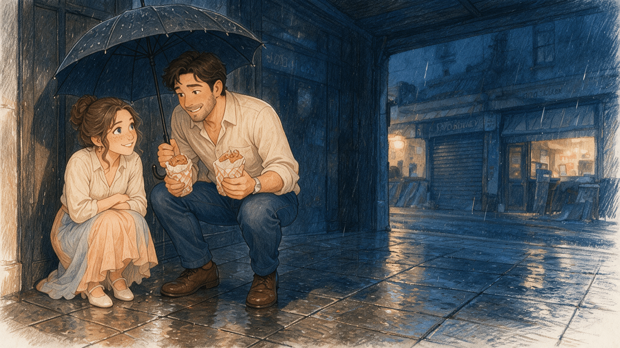 Ilustración de la escena 2: El día que eligieron para siempre