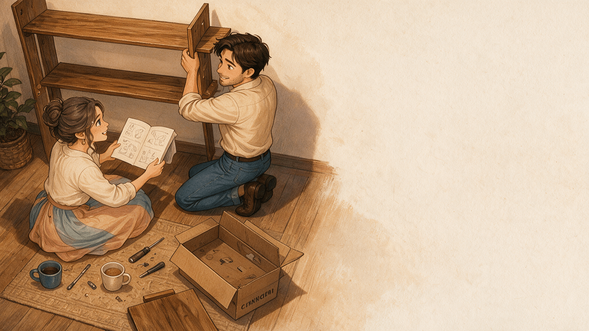 Ilustración de la escena 4: El día que eligieron para siempre