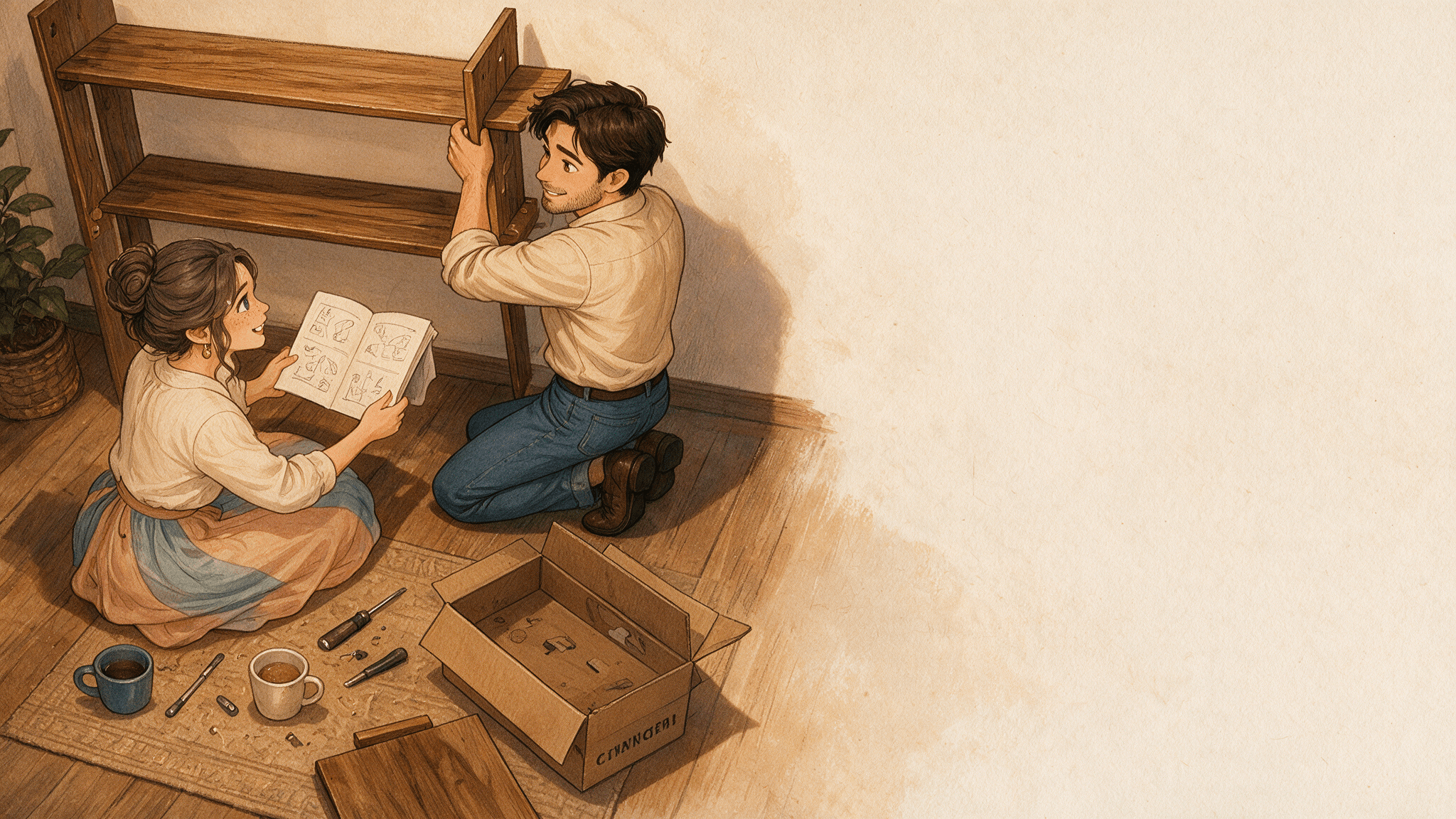 Ilustración de la escena 4: El día que eligieron para siempre