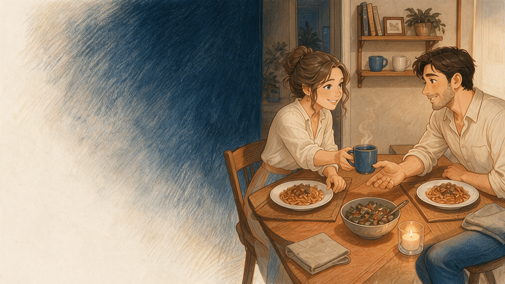 Ilustración de la escena 5: El día que eligieron para siempre