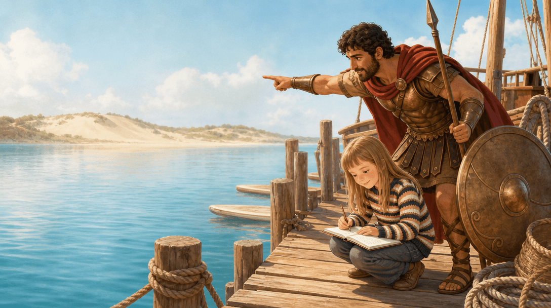 Illustration de la scène 4: Juliette au bassin d'Arcachon