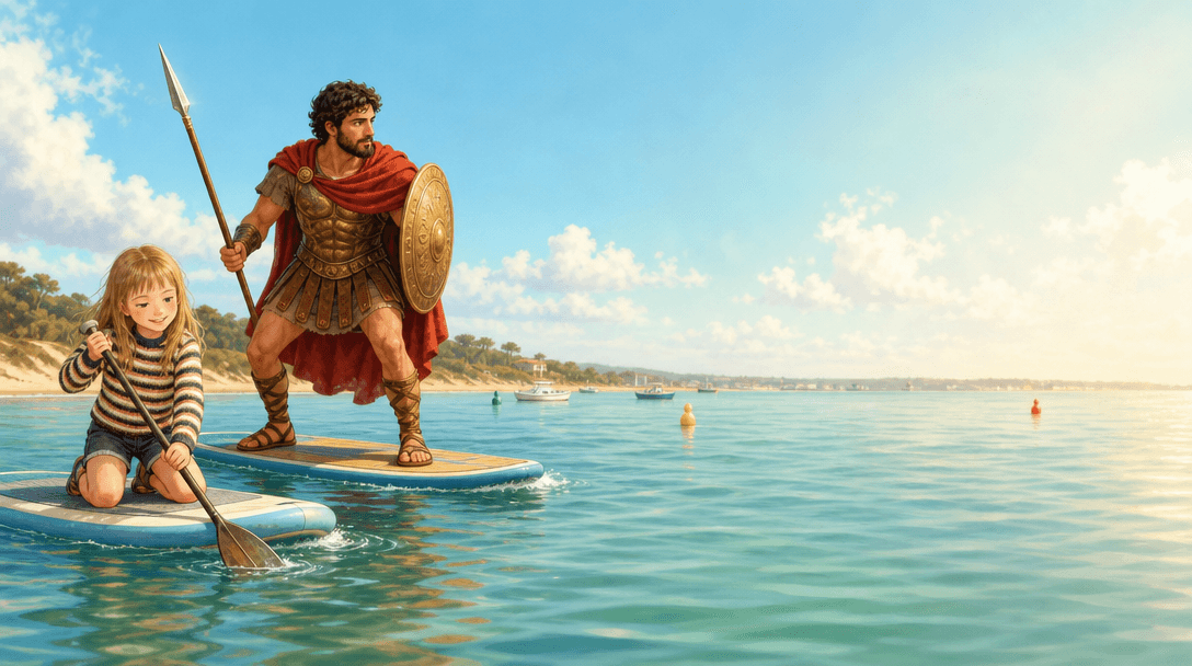 Illustration de la scène 5: Juliette au bassin d'Arcachon