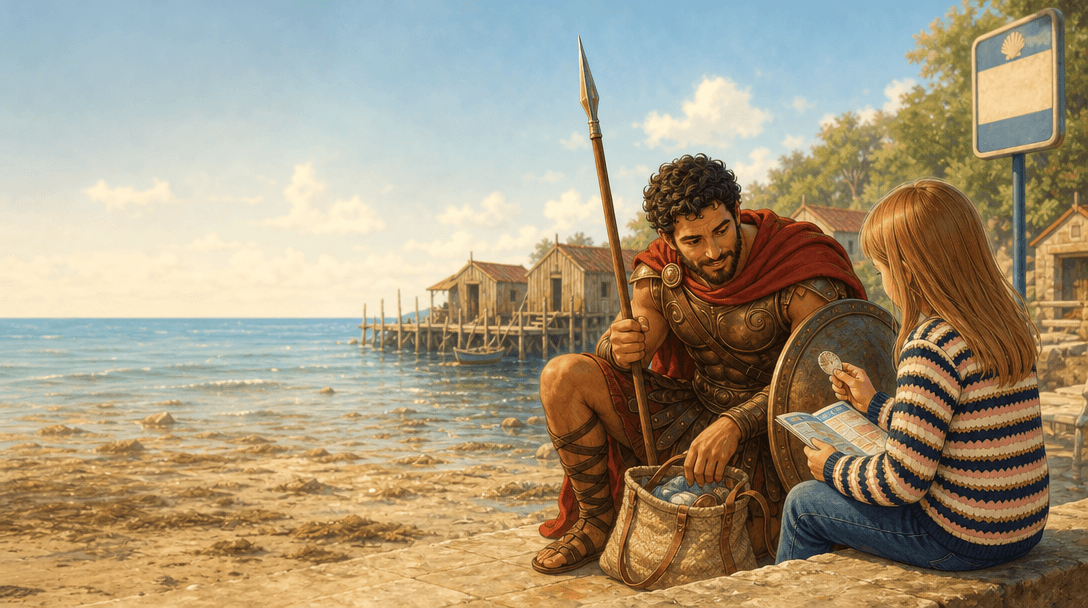 Illustration de la scène 6: Juliette au bassin d'Arcachon