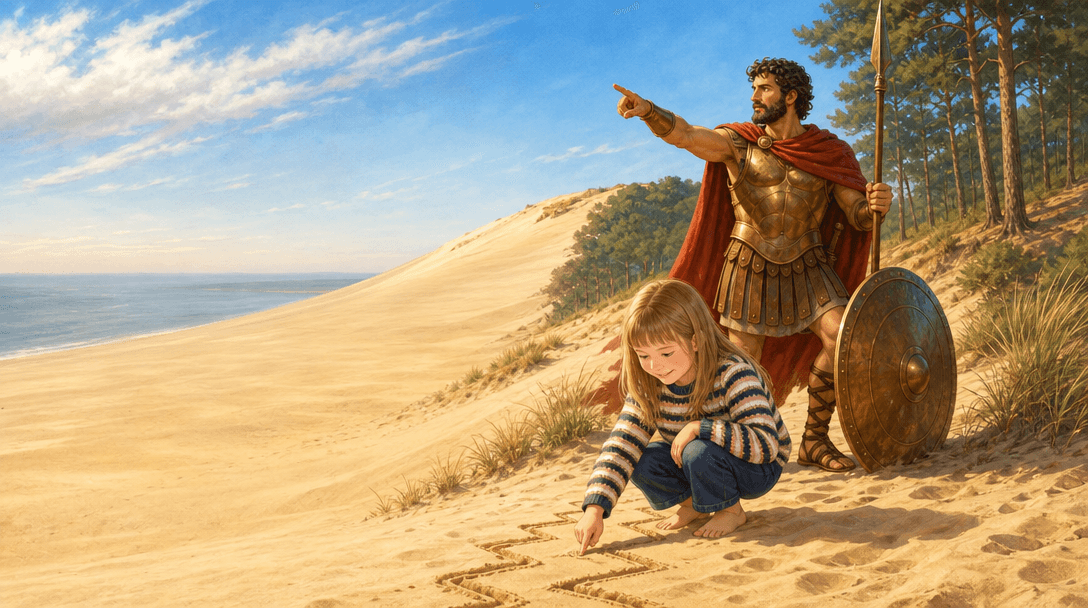 Illustration de la scène 8: Juliette au bassin d'Arcachon