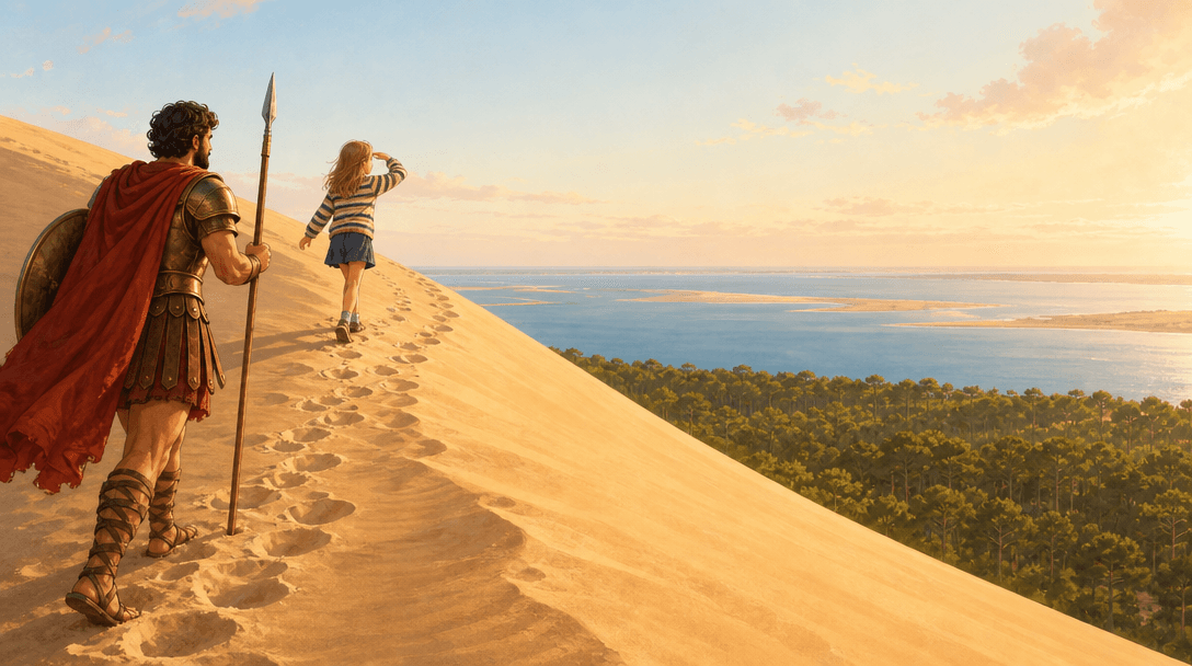 Illustration de la scène 9: Juliette au bassin d'Arcachon