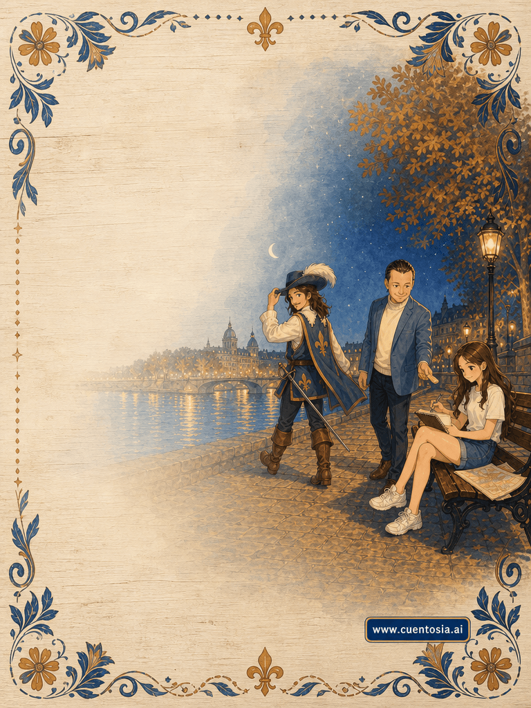 Quatrième de couverture: Emma et son aventure à Paris