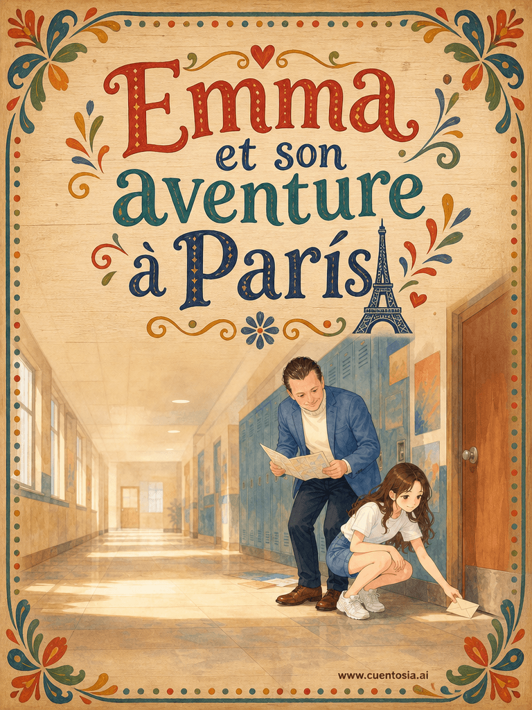 Couverture: Emma et son aventure à Paris