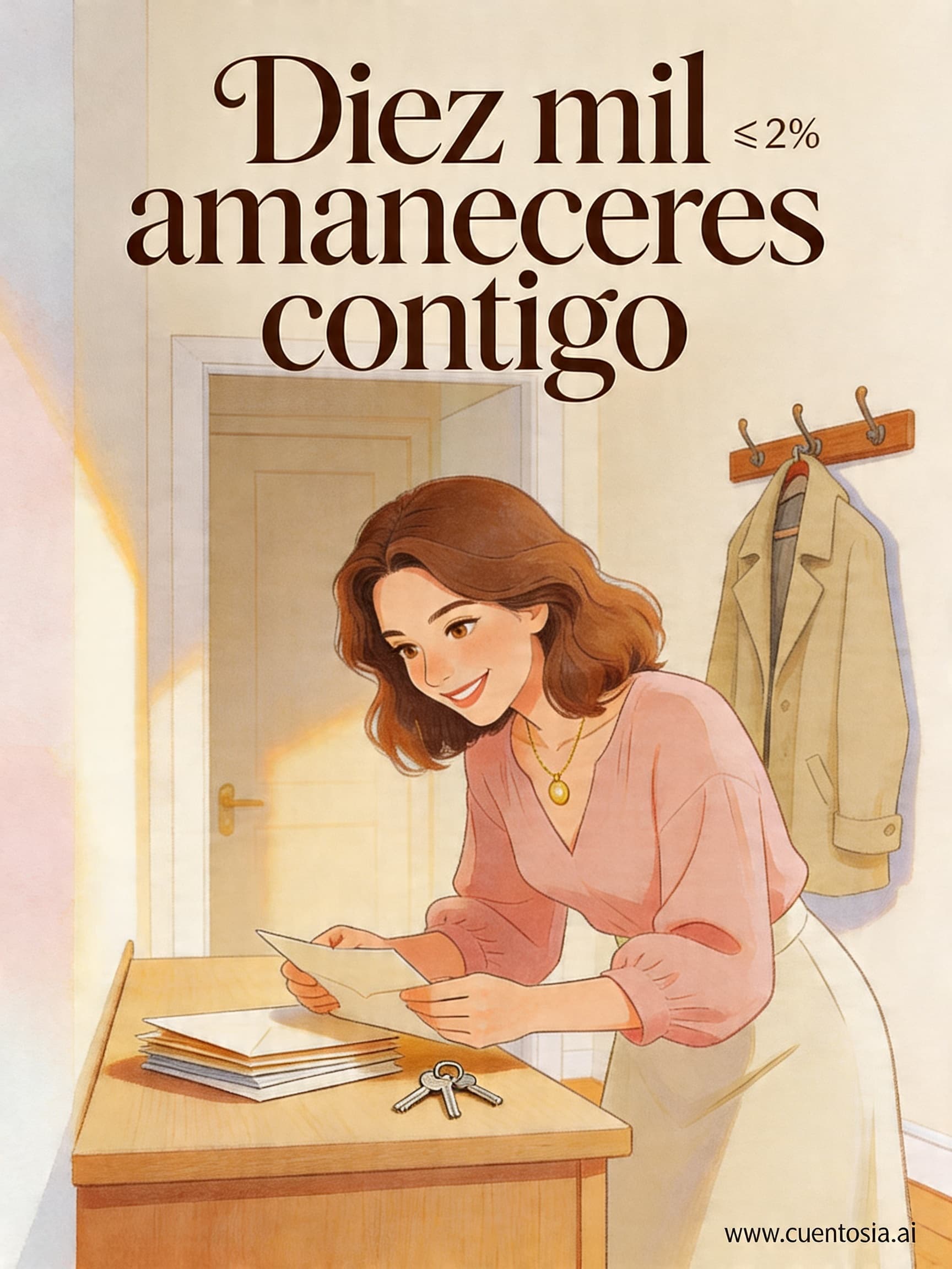 Portada: Diez mil amaneceres contigo